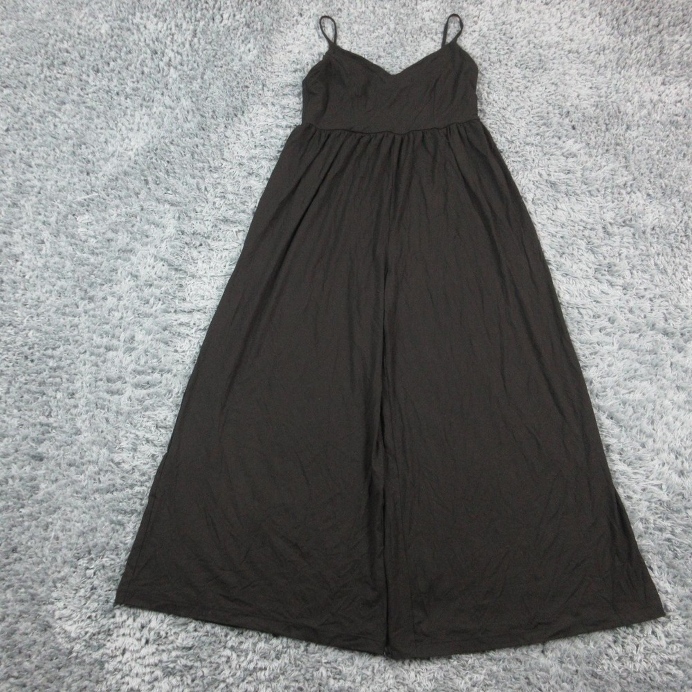 78 & Sunny High Tide Jumpsuit Womens Medium Black Wide Jersey One Piece NWT